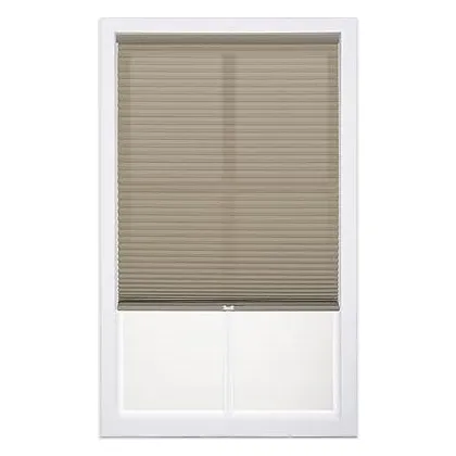 DEZ Furnishings Cordless 1" Light Filtering Cellular Shade, Linen